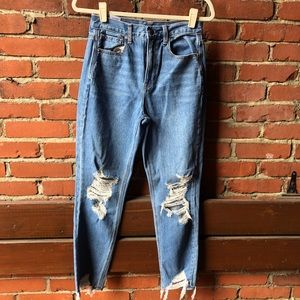 American Eagle “mom” jeans